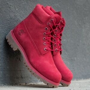 Timberland Kid's Youth Women's Red Boots